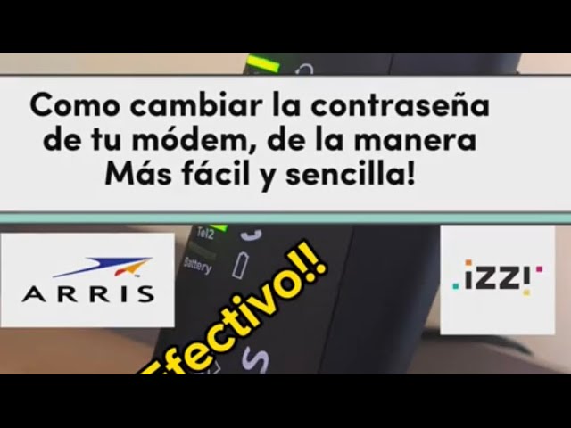 Cambia la CONTRASEÑA del MÓDEM izzi ¡Fácil y RÁPIDO!