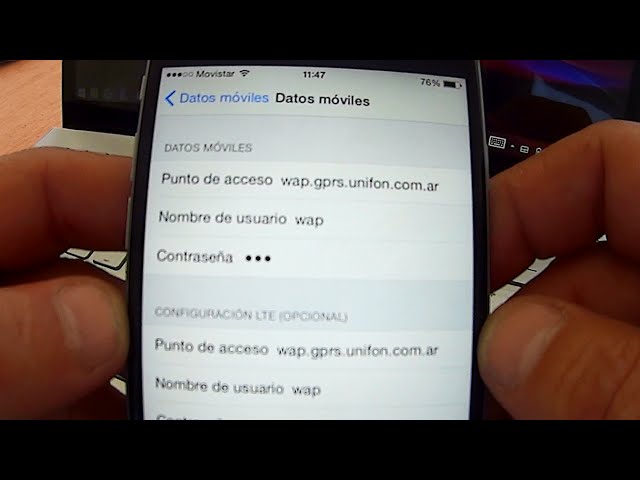 Cómo configurar el APN de Movistar en un iPhone 7 Cómo configurar el APN de Movistar en un iPhone