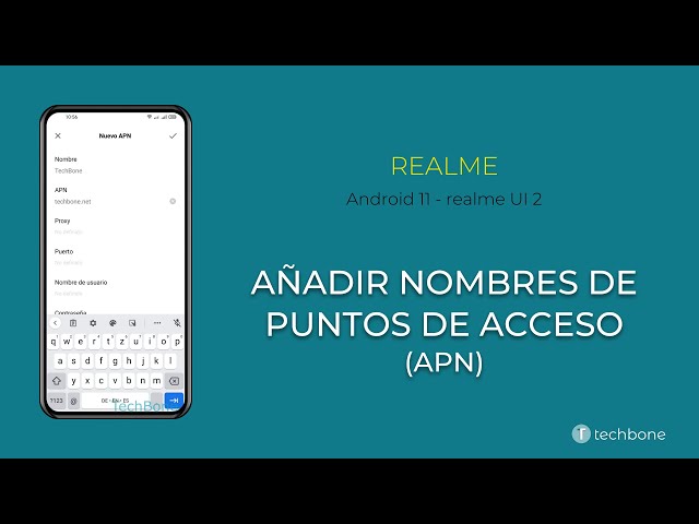 Cómo configurar el APN en el Realme C11 2021