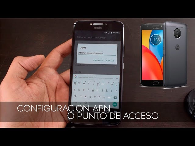 Cómo configurar el APN en Moto E4 para tener internet