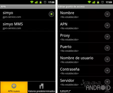 Cómo configurar el APN en tu dispositivo móvil para Miio 5 Cómo configurar el APN en tu dispositivo móvil para Miio
