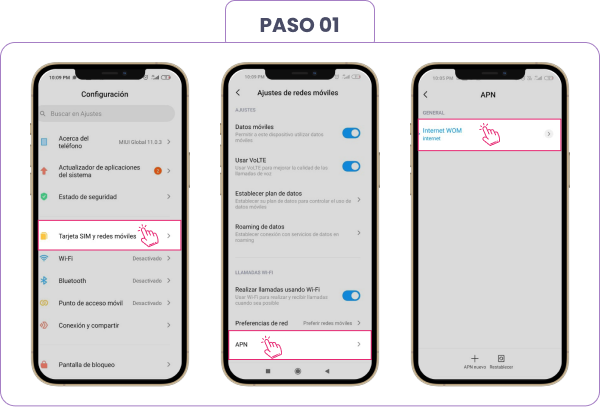 Cómo configurar el APN en Xiaomi Mi 8