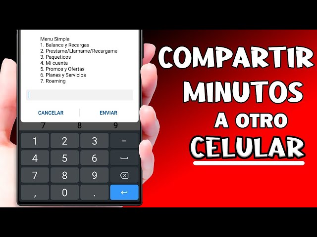 Cómo TRANSFERIR SALDO a Otro CELULAR FÁCILMENTE