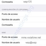 Cómo configurar el APN de Vodafone en un iPhone