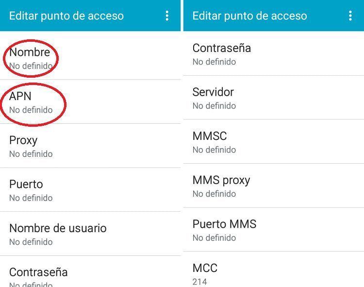 Configuración de APN para usar WhatsApp sin consumir datos