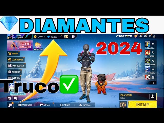 CONSEGUIR DIAMANTES GRATIS en Free Fire: ¡Descubre cómo!