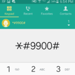 Qué efectos tiene marcar *#9900 en mi teléfono celular