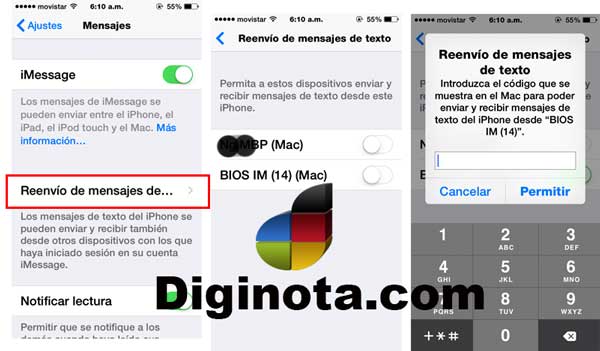 Guía para activar envío de mensajes de texto en tu dispositivo