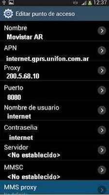 Guía para configurar el APN de Movistar Argentina en tu dispositivo