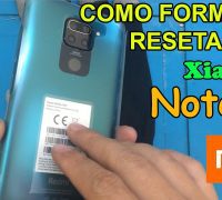 Guía para formatear y restaurar un Xiaomi Redmi Note 9