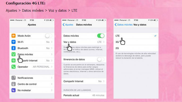 Guía para habilitar red 4.5 de Telcel en tu celular