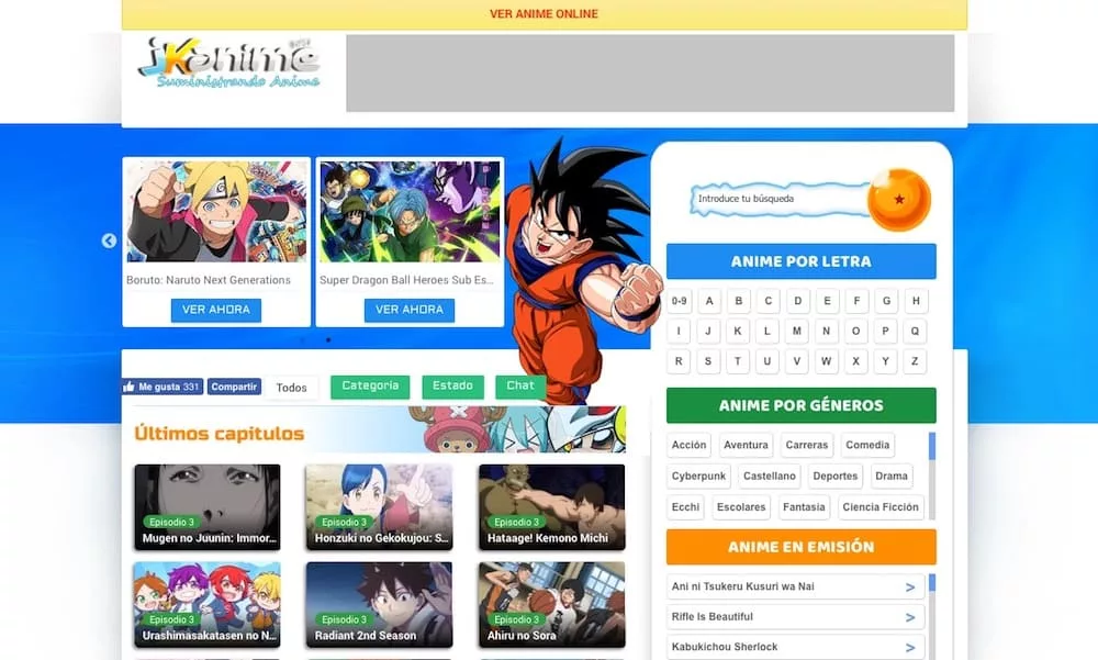 Las mejores páginas para ver animes online y de forma gratuita