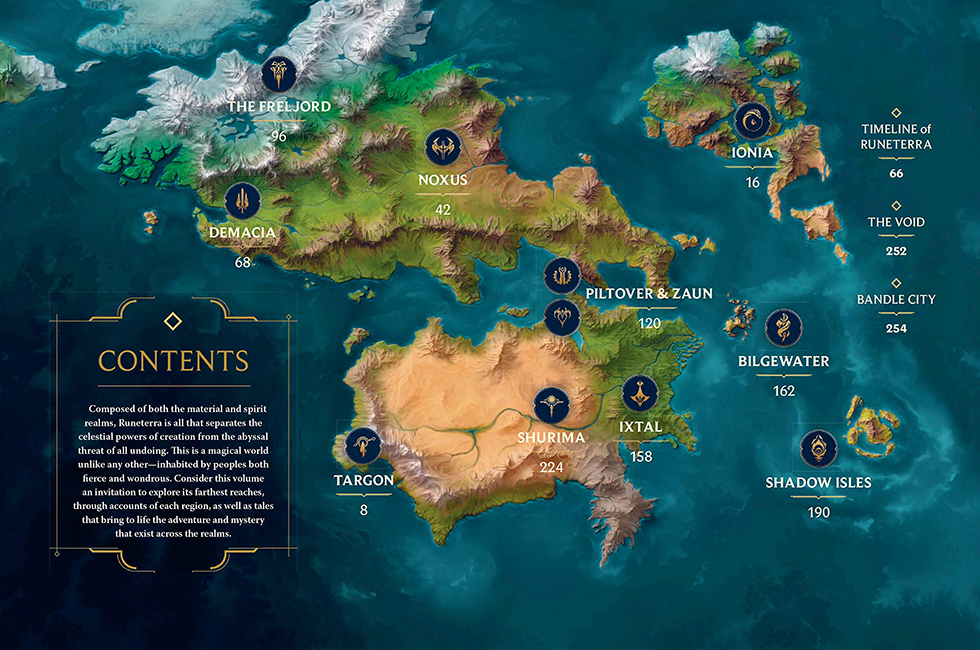 MAPA RUNETERRE: Descubre el MUNDO de League of Legends 2 MAPA RUNETERRE: Descubre el MUNDO de League of Legends