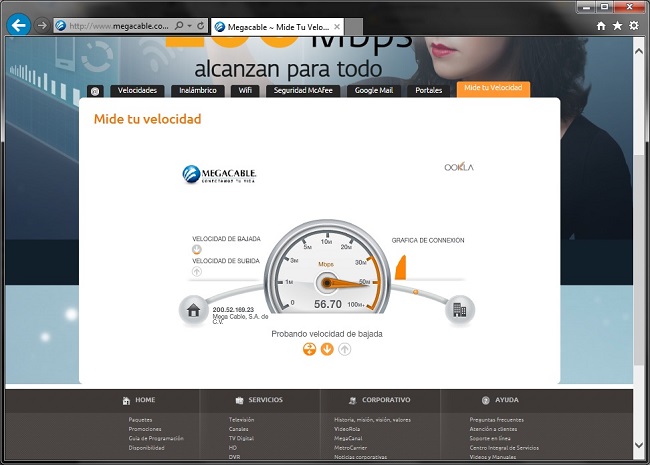 Megacable Test: Tu VELOCIDAD de Internet es REAL