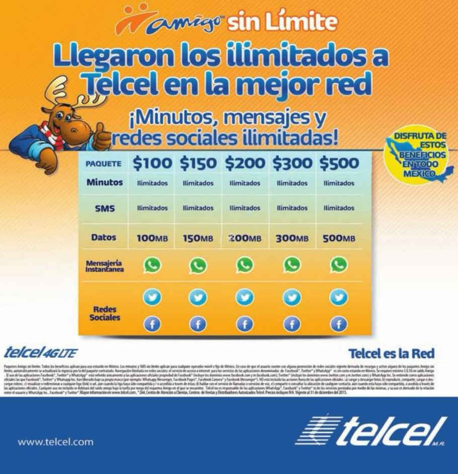 Planes prepago de Telcel 2016: descubre las opciones disponibles