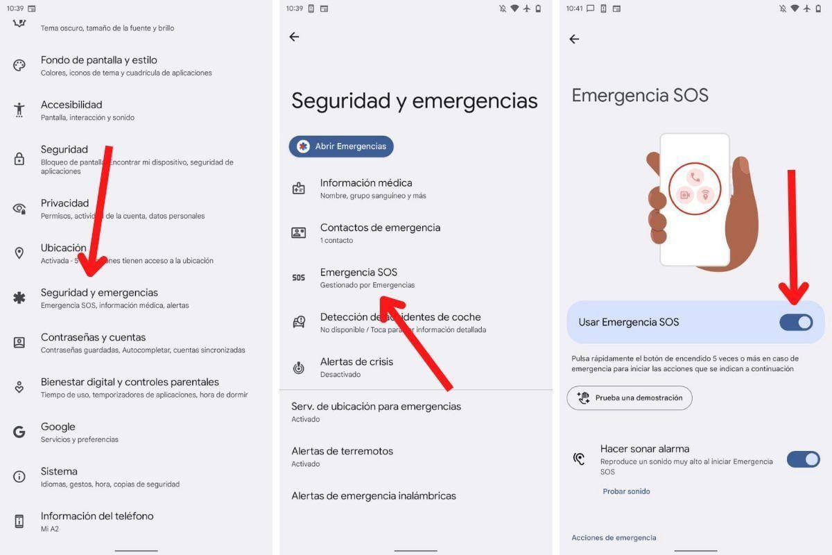 ¿Qué ocurre al activar el modo emergencia en tu dispositivo?