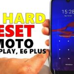 Cómo realizar un hard reset en un Moto E6 Play