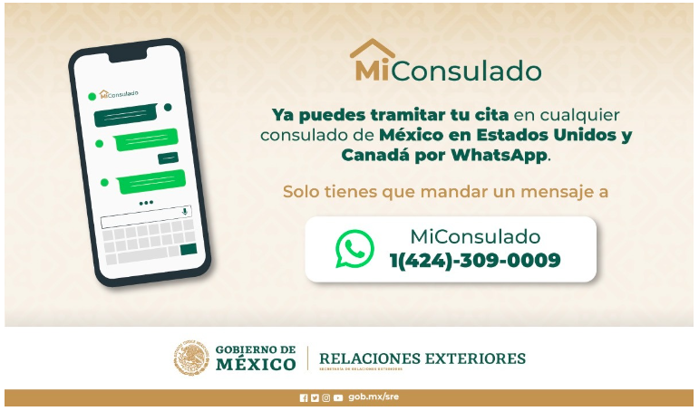 WHATSAPP: Agenda tu CITA para el PASAPORTE fácilmente